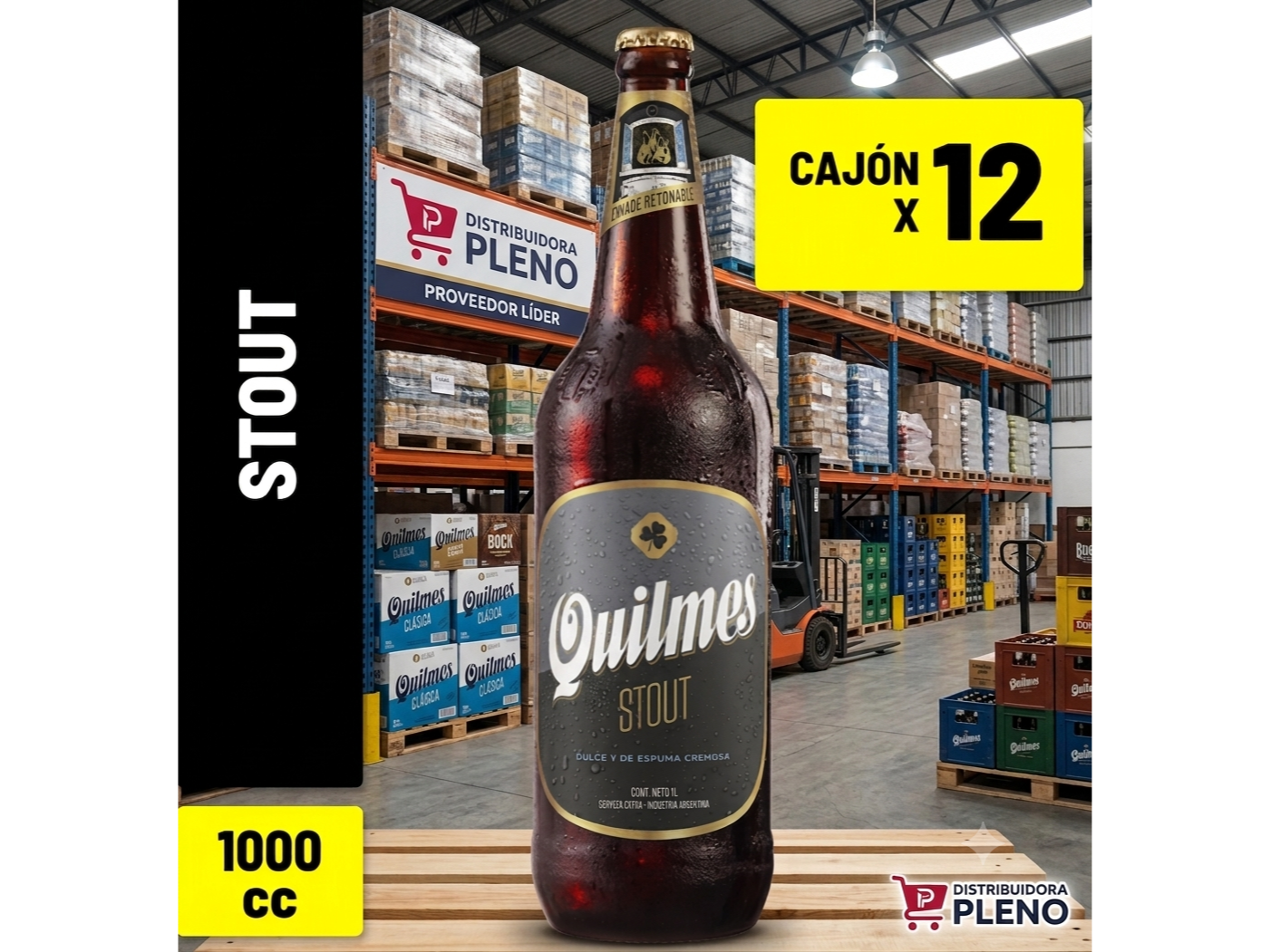 QUILMES STOUT 1 LT