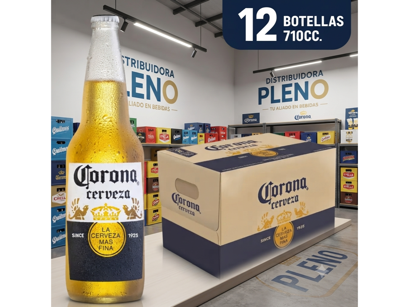 CORONA 710 ML CAJA X 12 UN