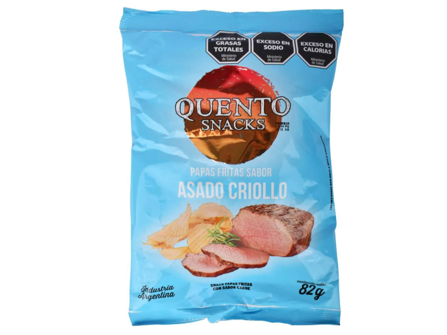 PAPAS QUENTO ASADO CRIOLLO 82 GR