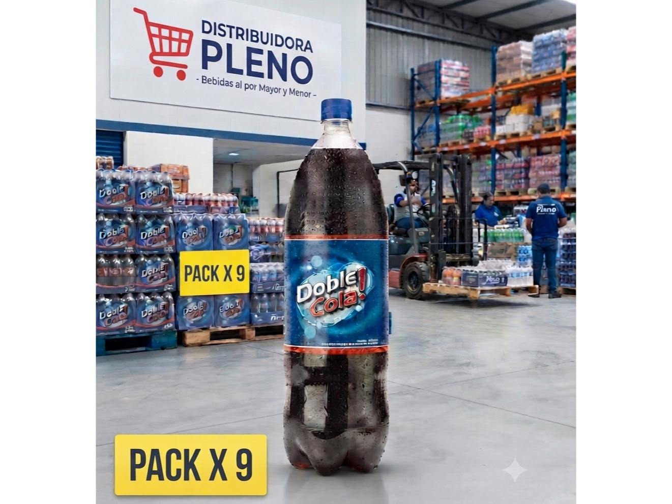 DOBLE COLA 1 LT PACK X 9
