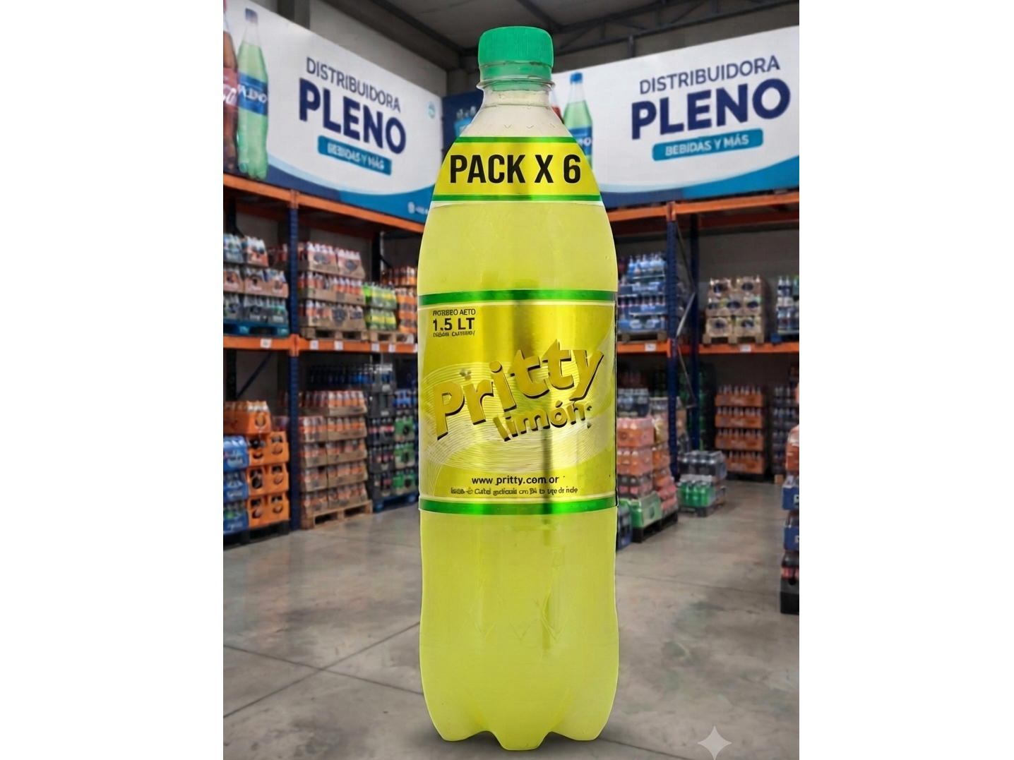 PRITTY 1.5 LT PACK X 6