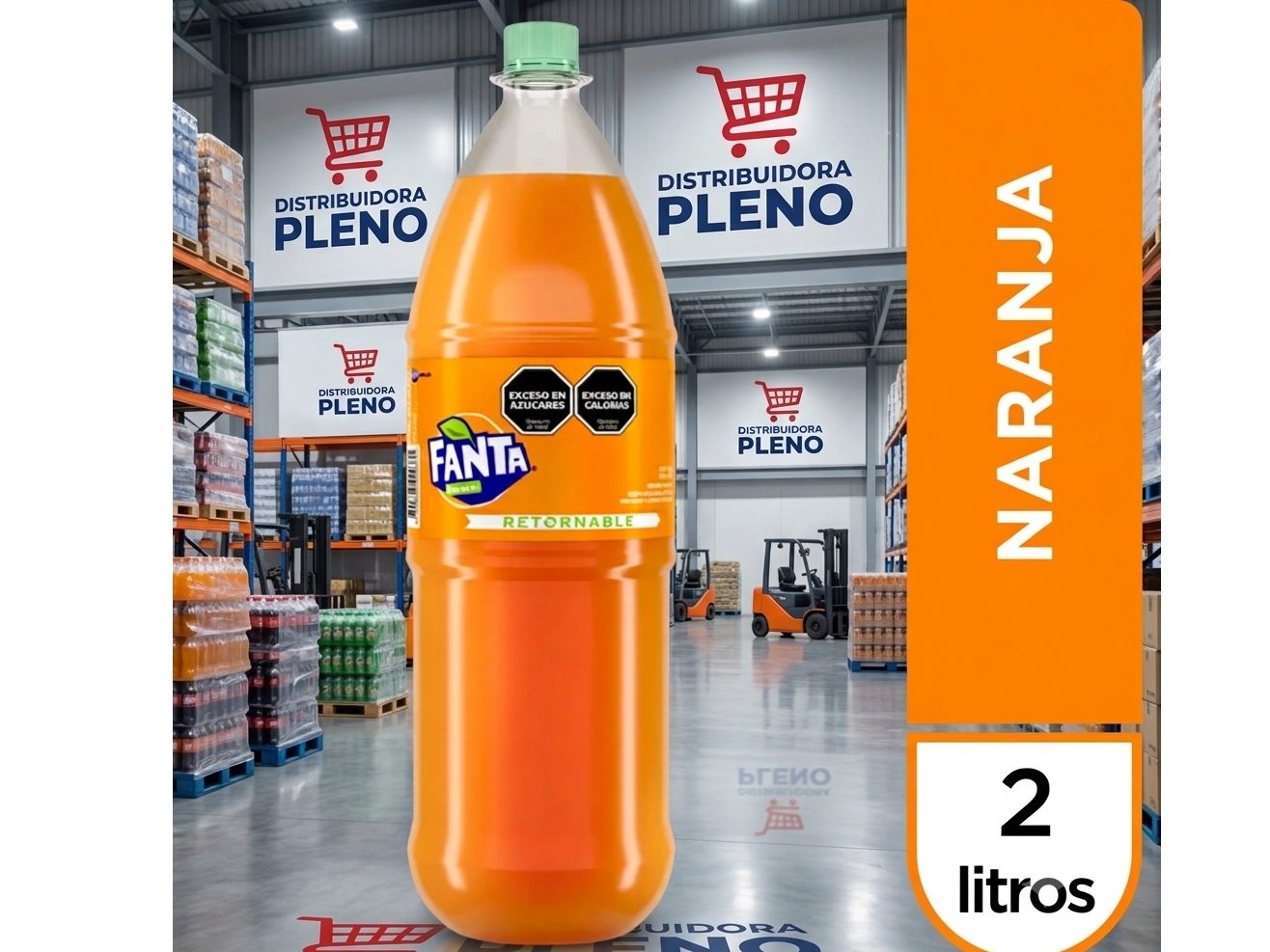 FANTA RET 2 LT CAJÓN X 8 UNID