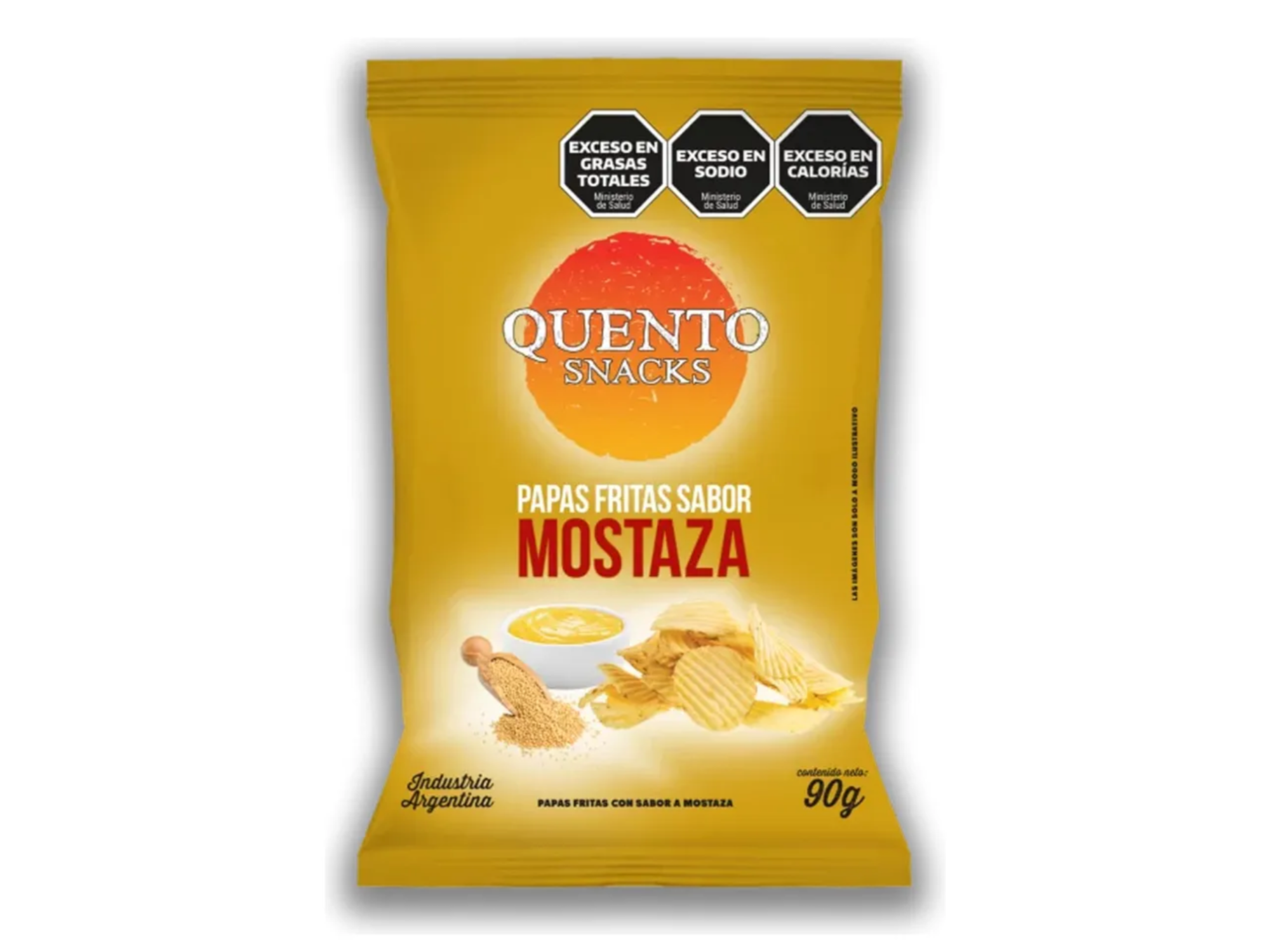 PAPAS QUENTO MOSTAZA 90 GR