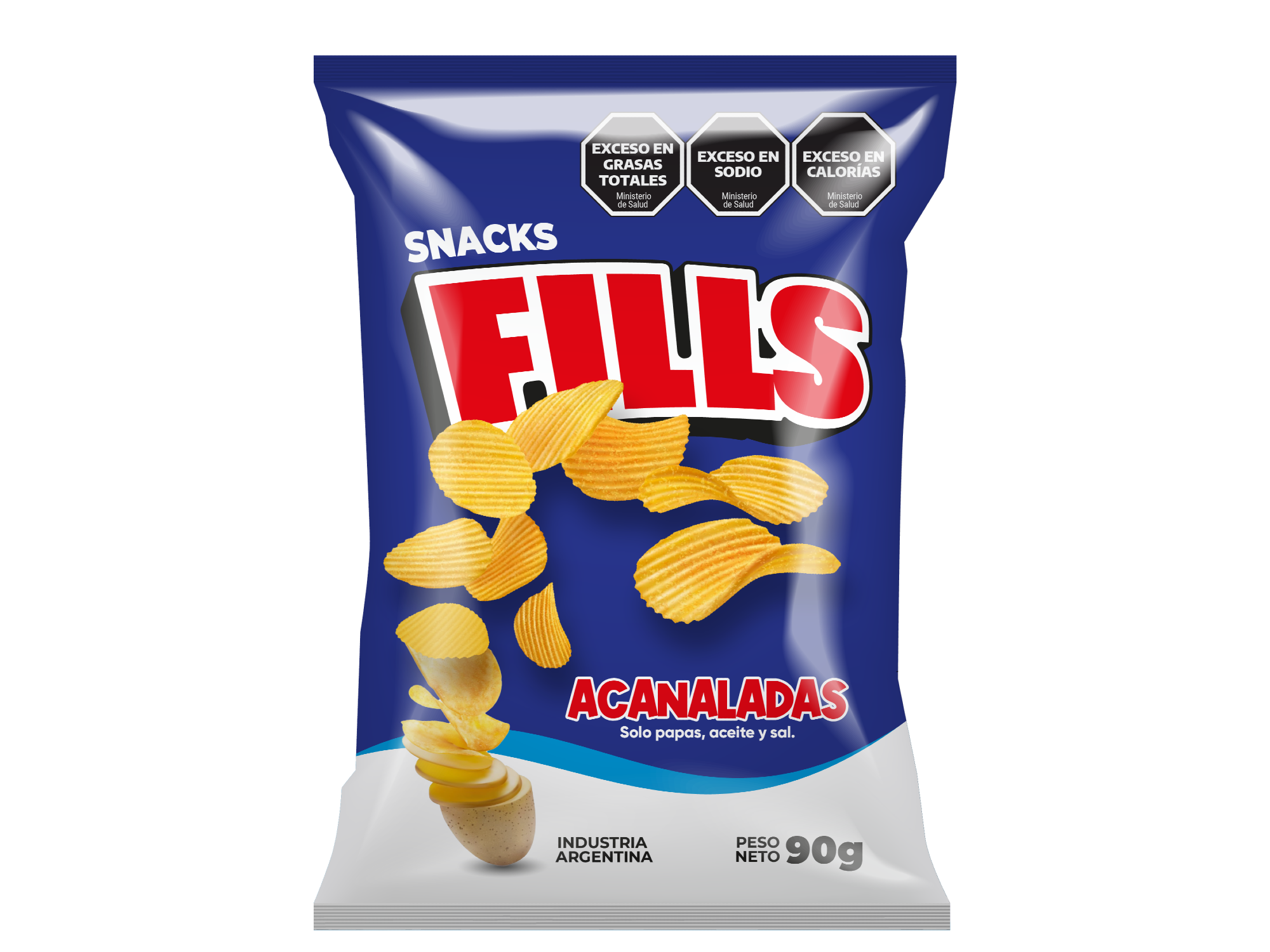 PAPA ACANALADA X 90 GR