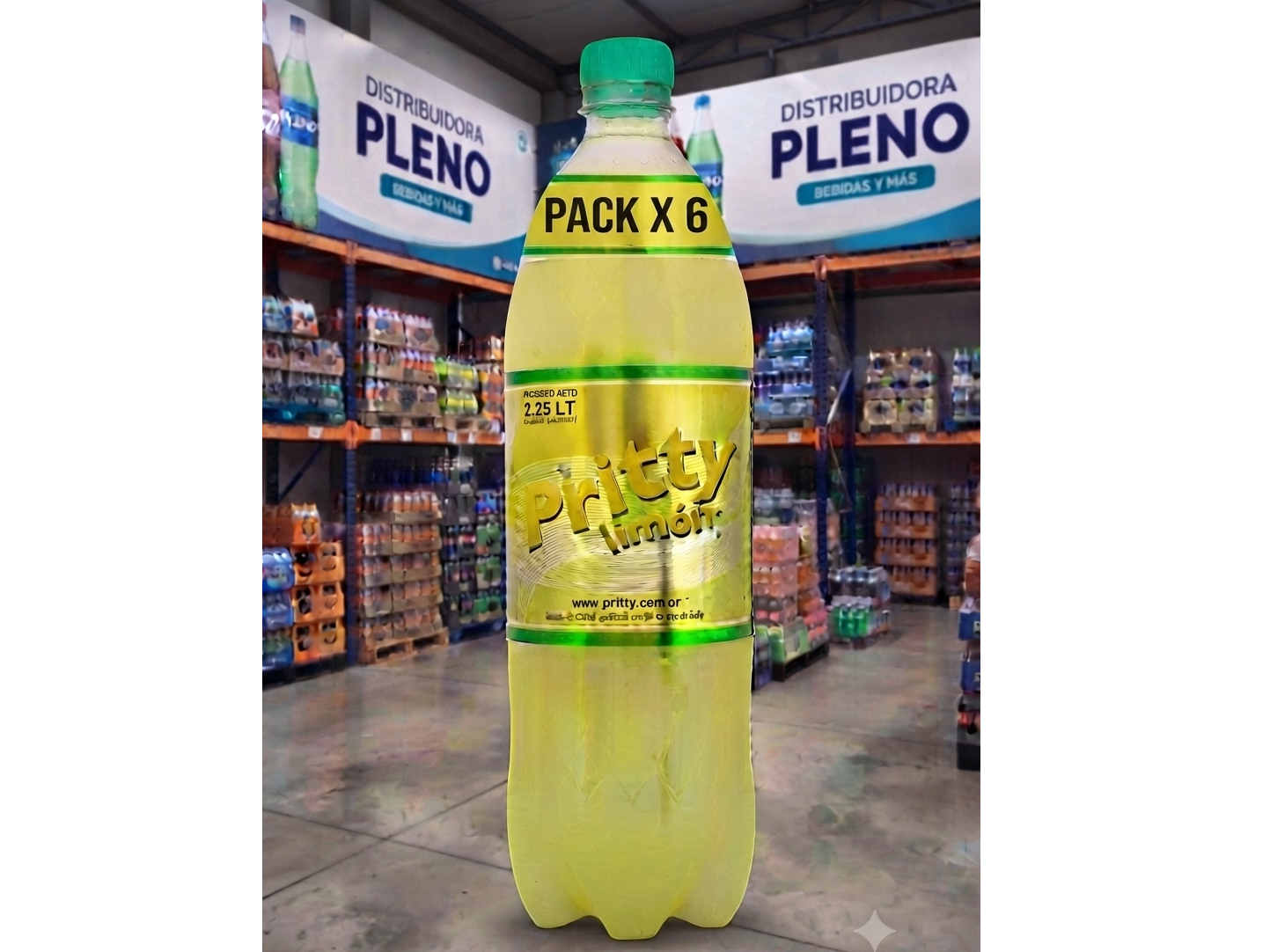 PRITTY 2.25 LT PACK X 6 UNIDADES