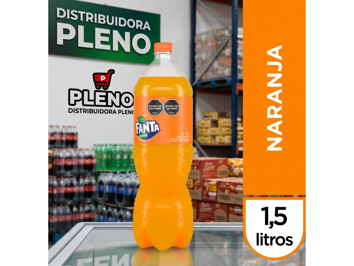 FANTA NARANJA 1.5 LT PACK X 6