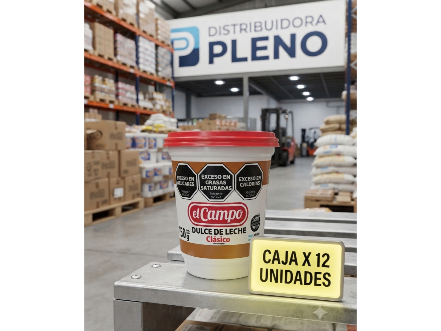 DULCE DE LECHE EL CAMPO 350 GR CAJA X 12 UNIDADES
