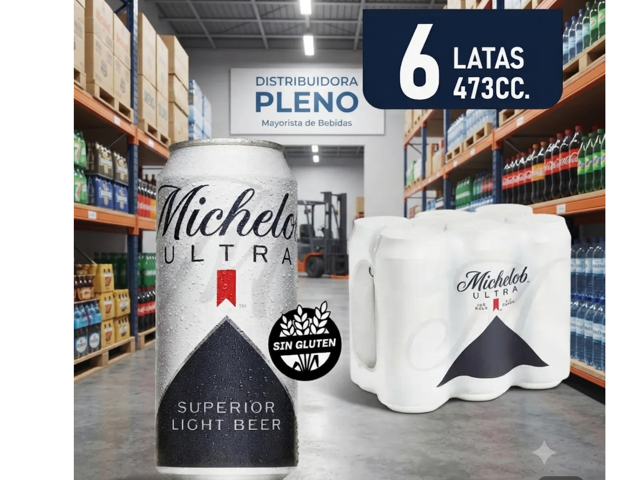 MICHELOB ULTRA 473ML PACK X6