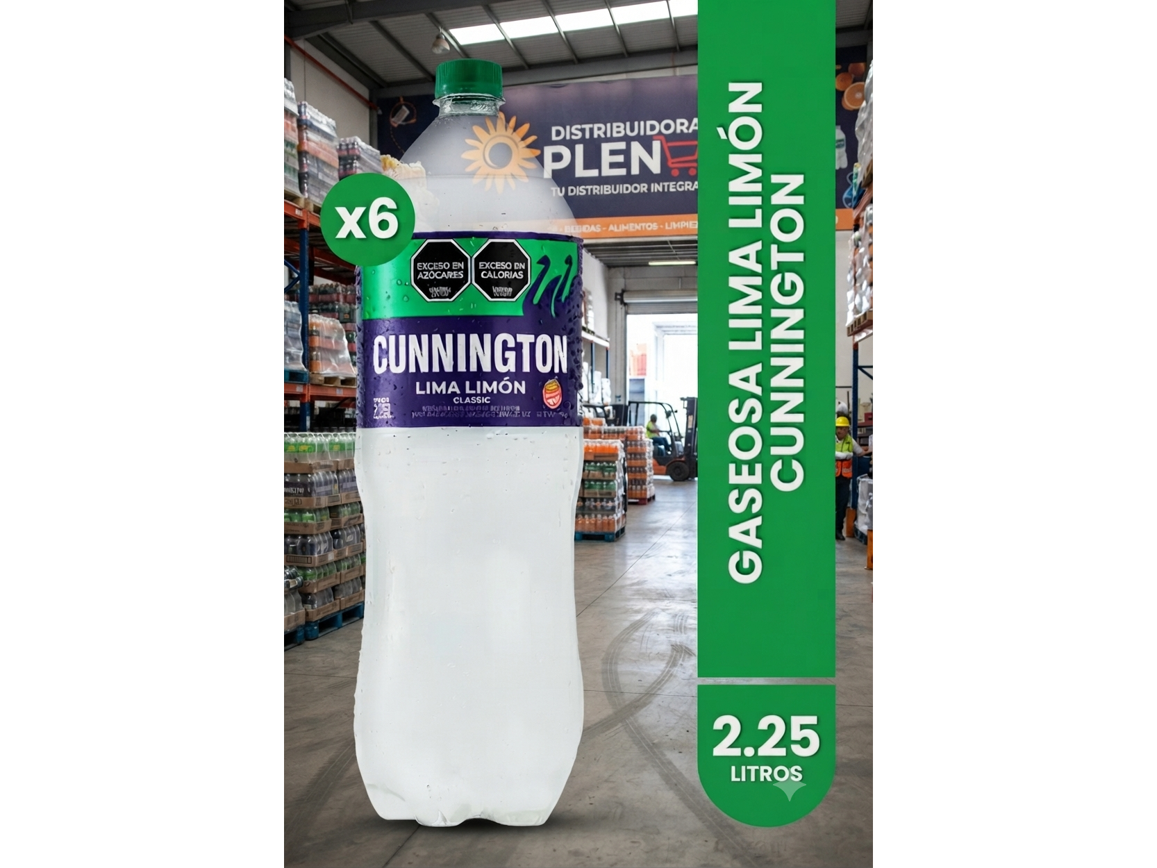 CUNNIGTON 2.25 LIMA LIMON PACK X 6