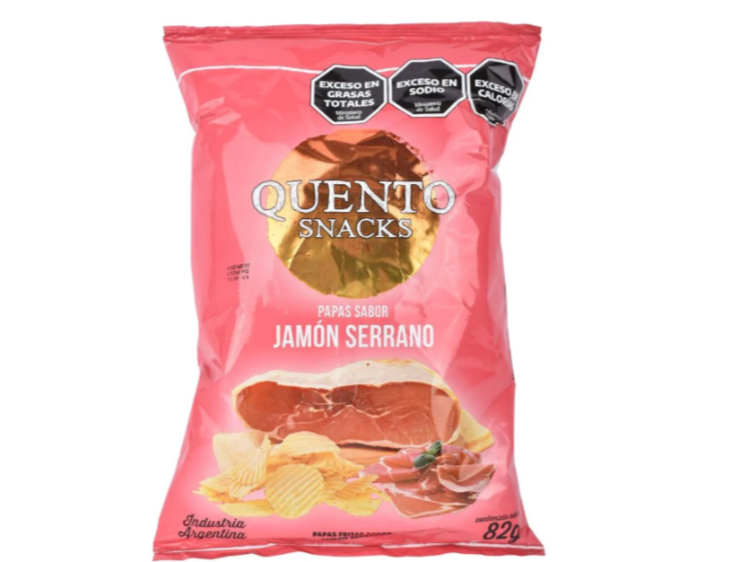 PAPAS QUENTO JAMÓN SERRANO 82 GR