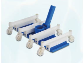 Barrefondo de 8 ruidas giratorias