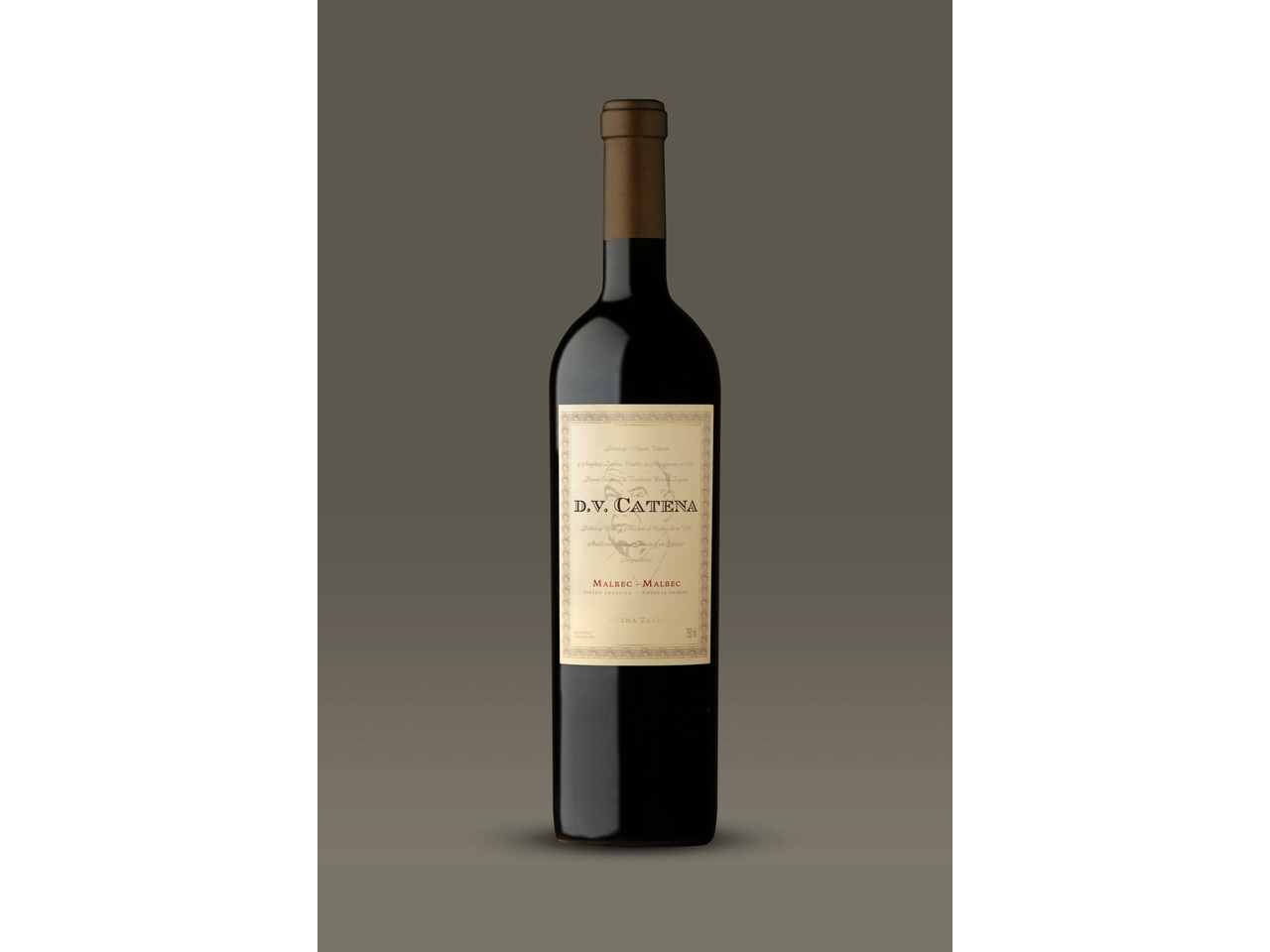 Linea D.V Catena Malbec Malbec de Alfredo Llorente - Vinos "Atencion Personalizada"