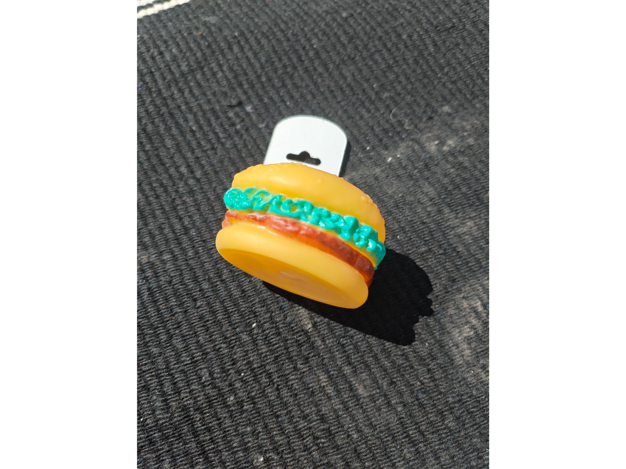 Juguete mordillo hamburguesa