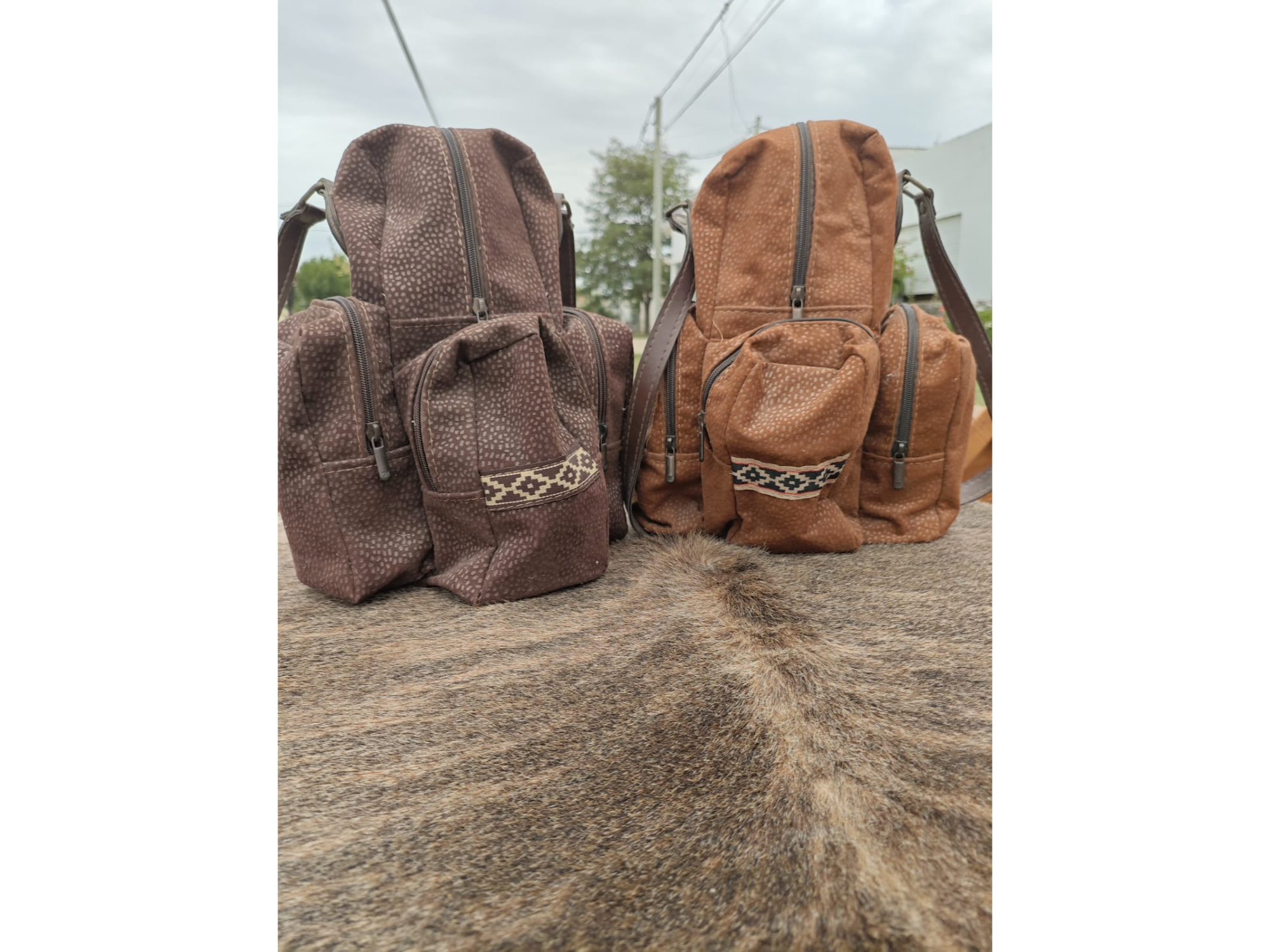 Bolso matero símil carpincho