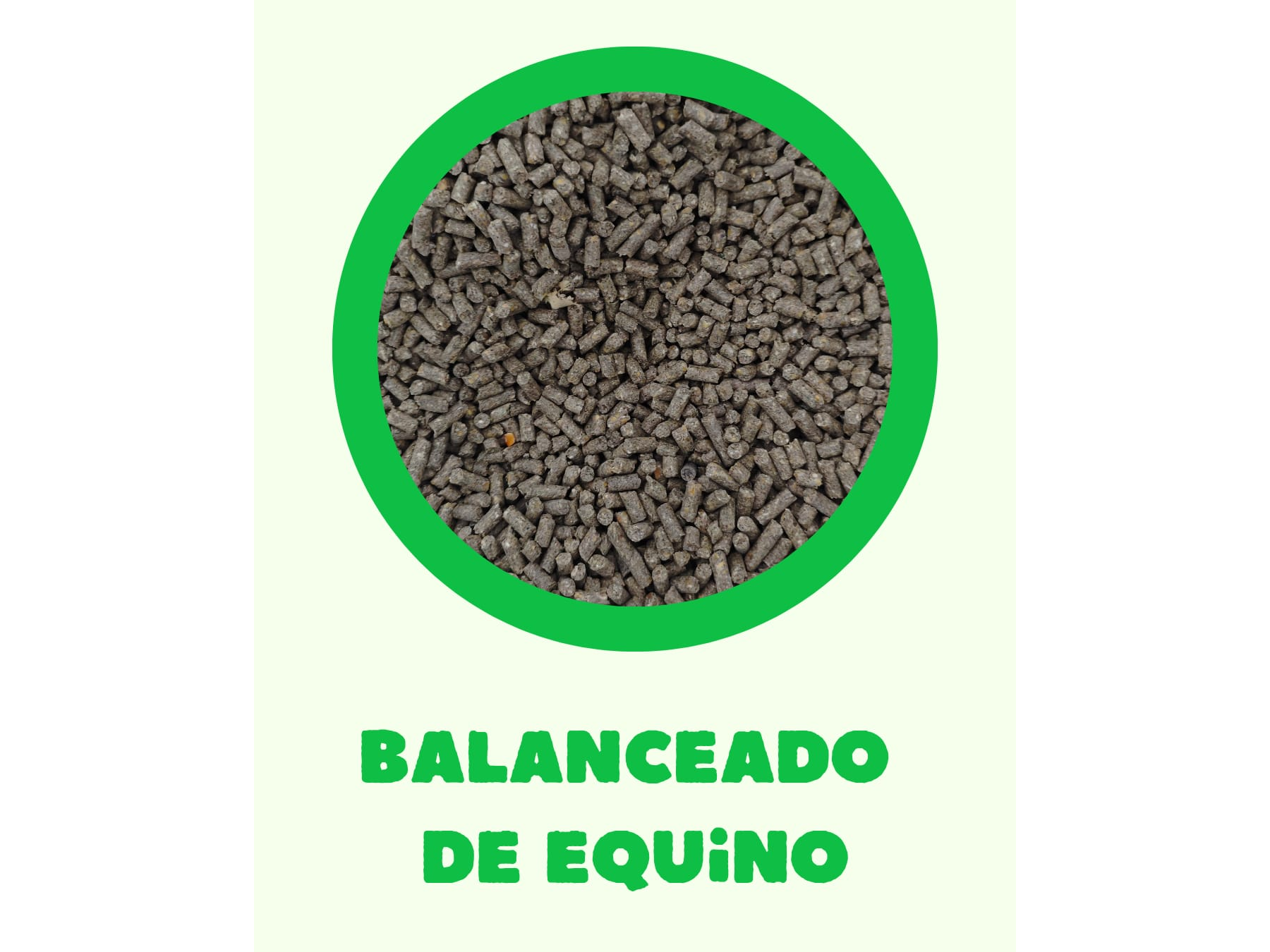 Balanceado para equinos entrenamiento