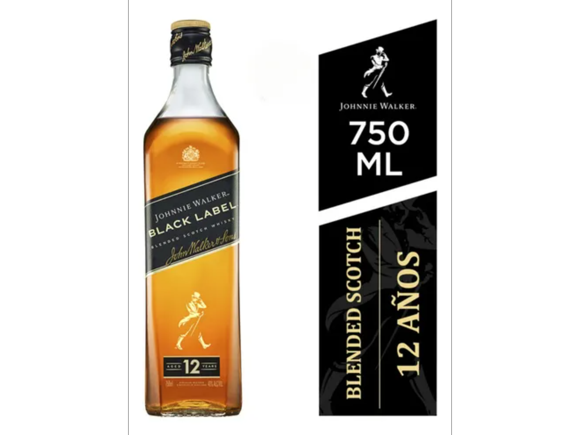 JOHNNIE WALKER BLACK LABEL 750ml