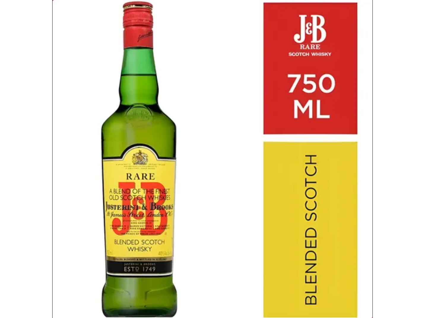 J & B 750ml