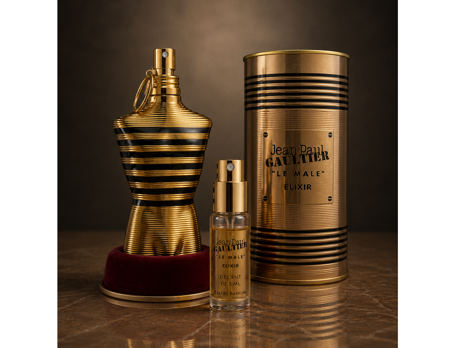 Decant 5ml JPG Le Male Elixir (Hombre)