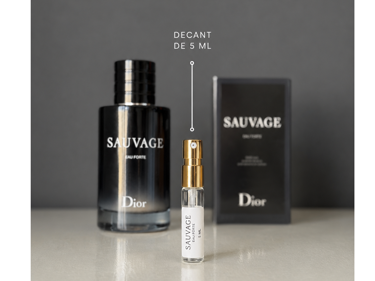 Decant 5ml Sauvage Dior Eau Forte 1.1 (Hombre)