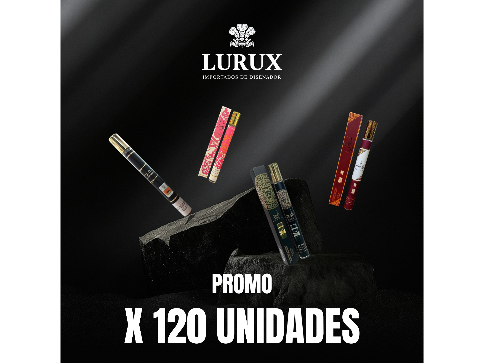 X120 UNIDADES TUBITOS ÁRABES 5 cajas ($3,000 c/u)