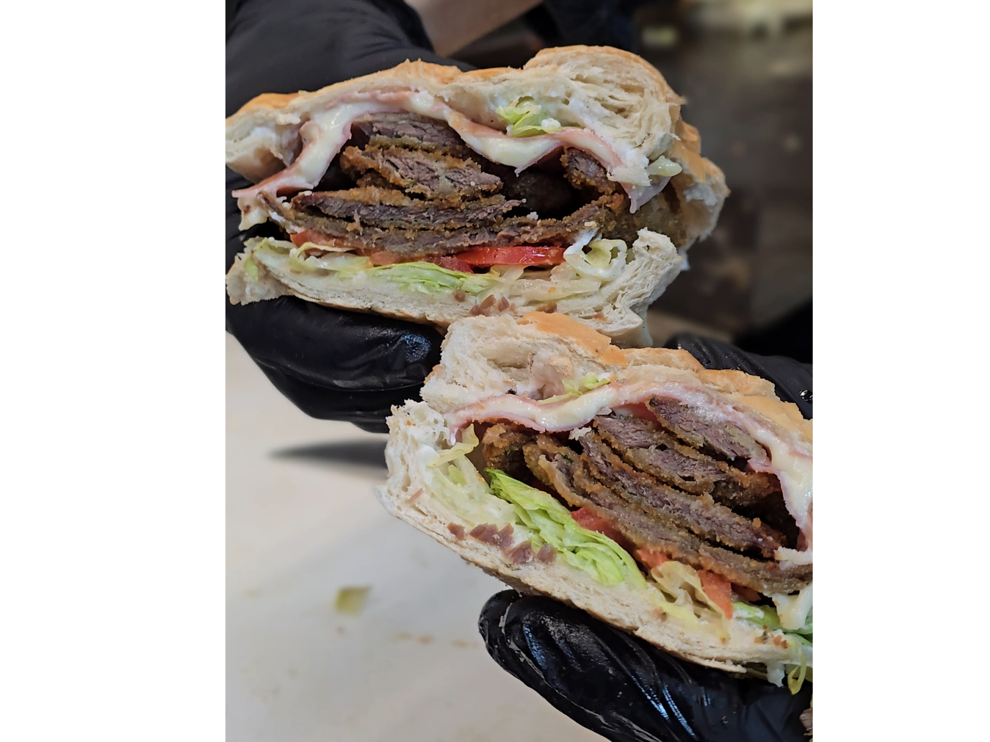 Sandwich de milanesa de ternera