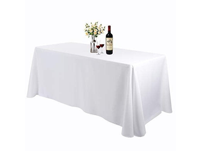 Mantel Rectangular Algodon Blanco