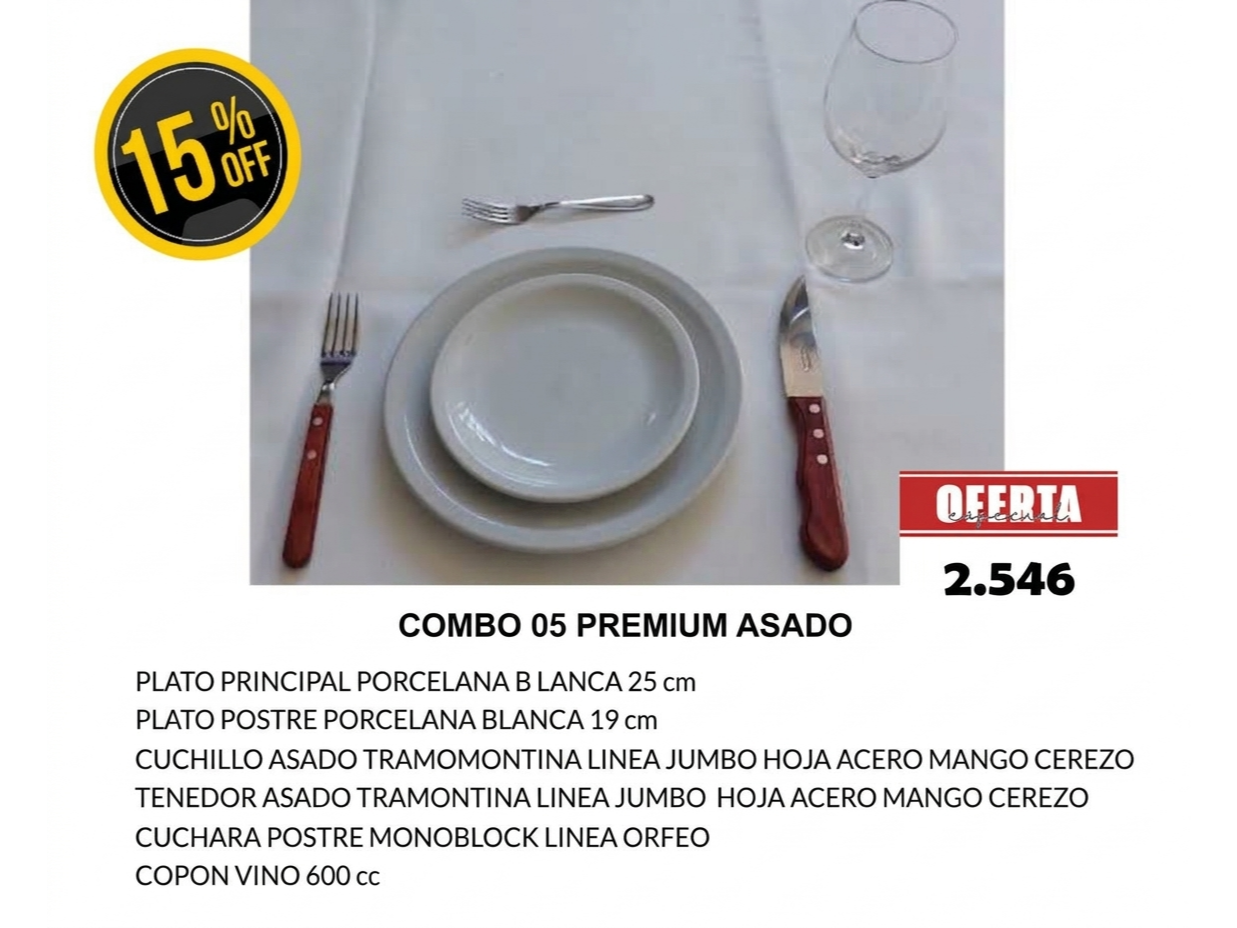 Combo 5 ( Premium Asado )