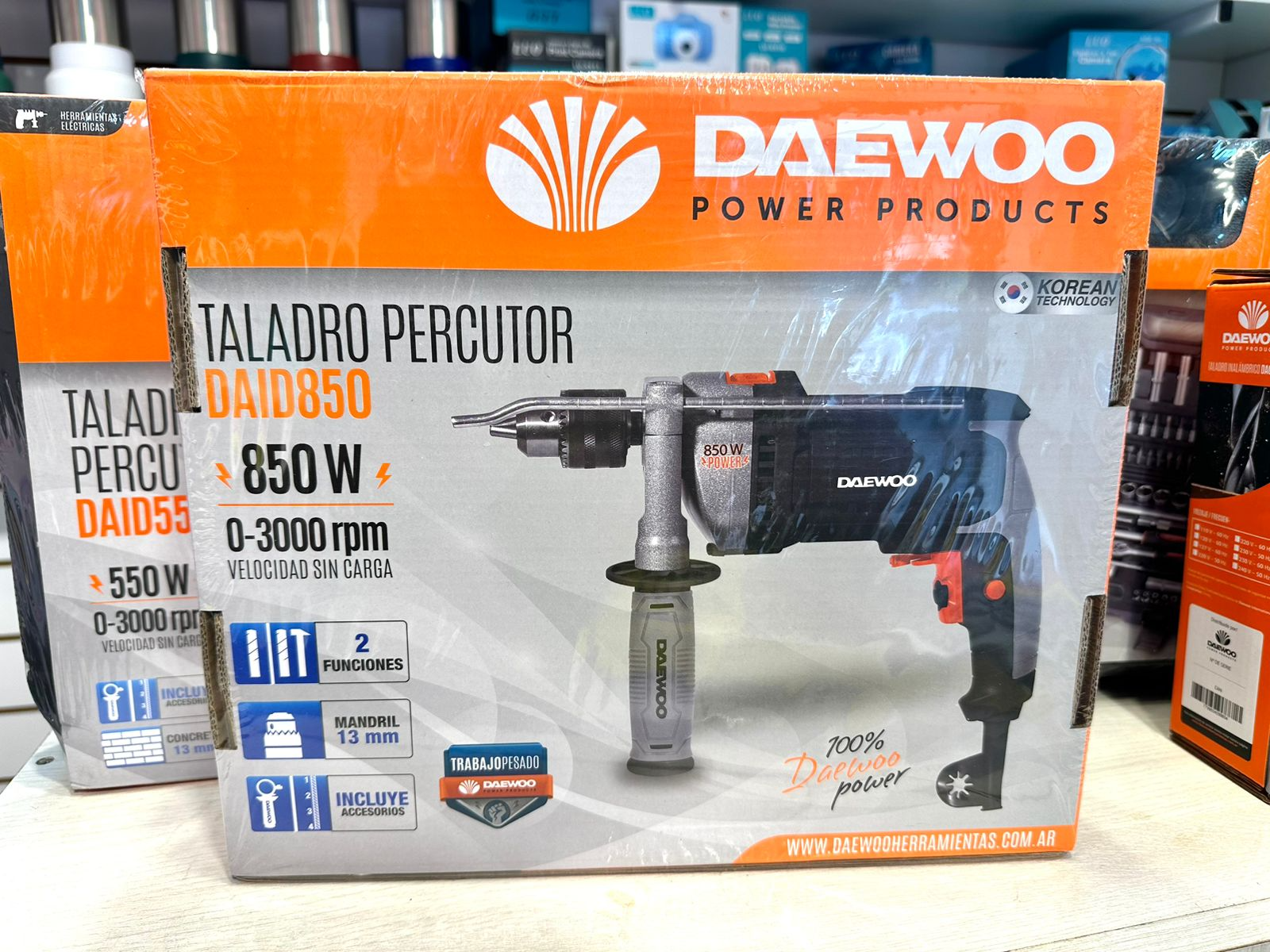 TALADRO PERCUTOR DAID850 | DAEWOO