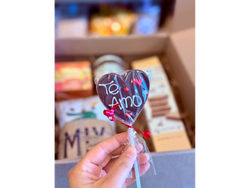 Paletas de chocolate artesanal