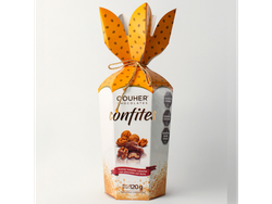 Tulipan nueces tostadas cubiertas de chocolate x120g