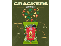 Crackers MAIXANAS Guacamole sabor Oliva y Tomate x 70gs