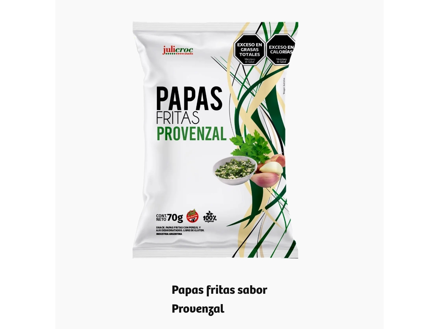 Julicroc papas fritas provenzal x 70gs