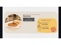 Celimundo milanesas de soja rellenas jyq x 2un