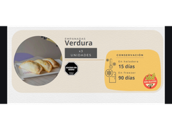 Celimundo empanadas de verduras x 3un