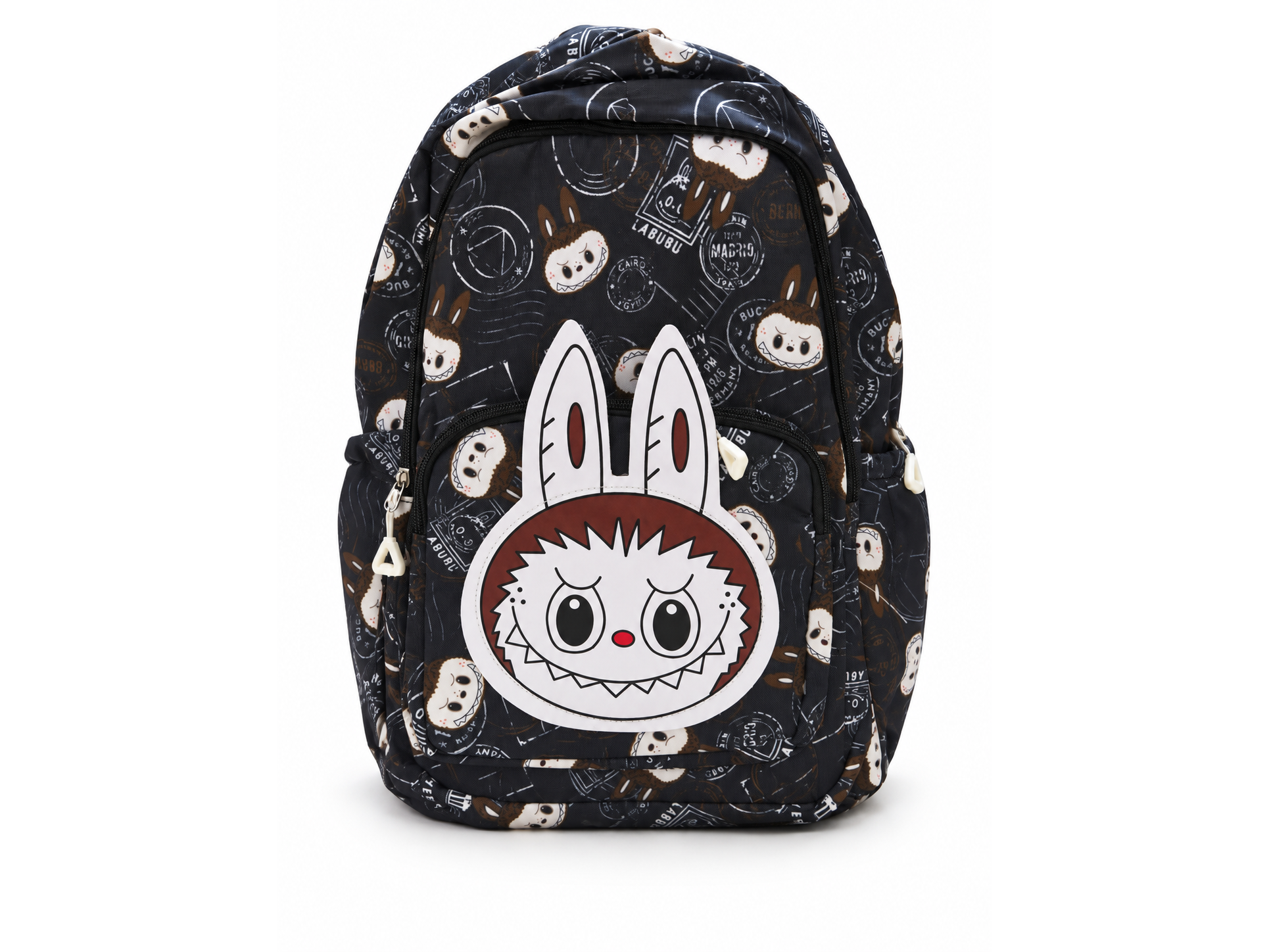 MOCHILA LABUBU NEGRA, GRANDE