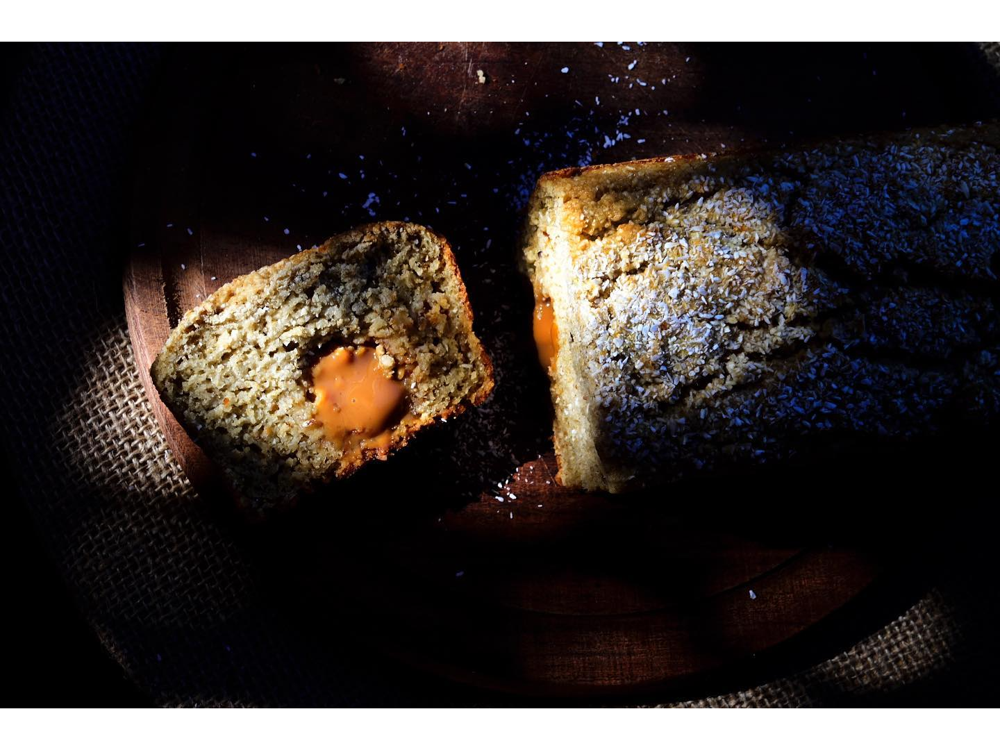 Budin Coco y Dulce de Leche