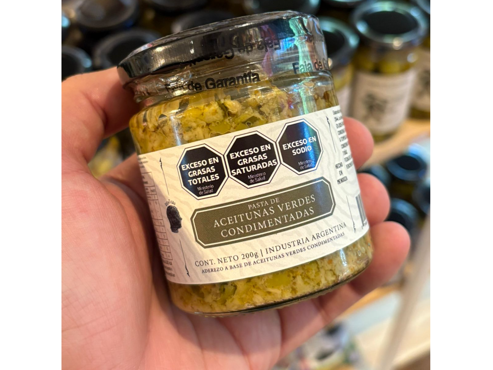 Pasta de aceitunas verdes - IDENTIDAD