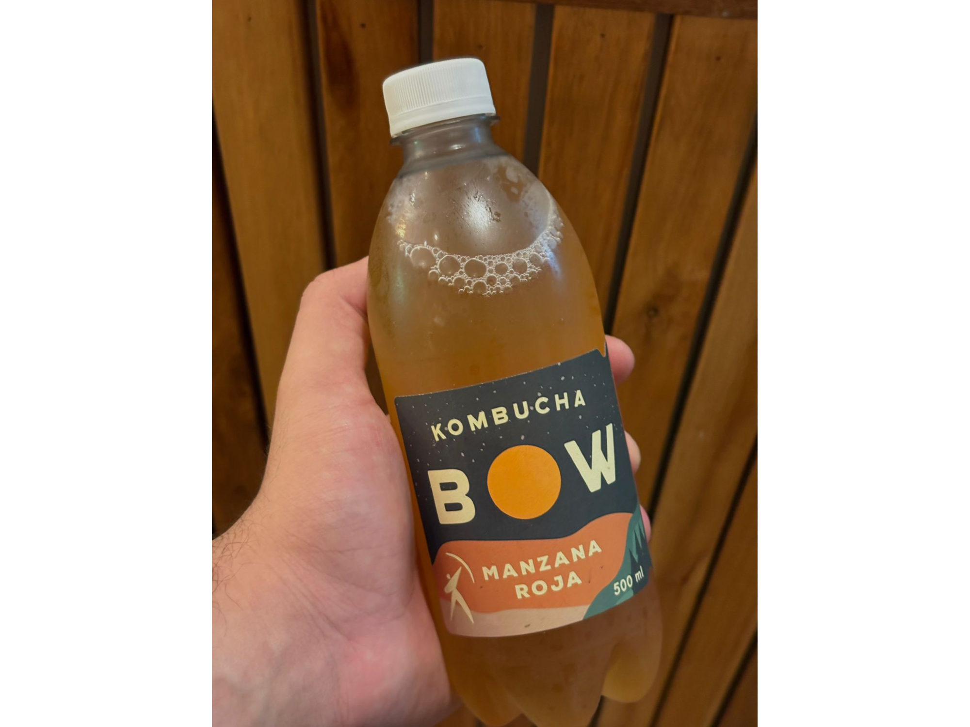 Kombucha de manzana  roja 500 ml - BOW