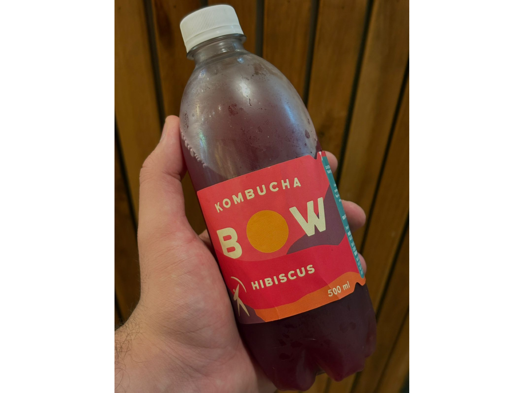 Kombucha de hibiscus 500 ml - BOW
