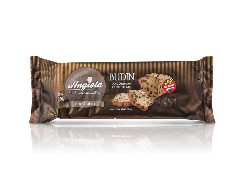 Budin con chips de chocolate- SIN GLUTEN