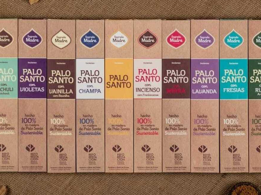 Sahumerios Palo Santo Sagrada Madre