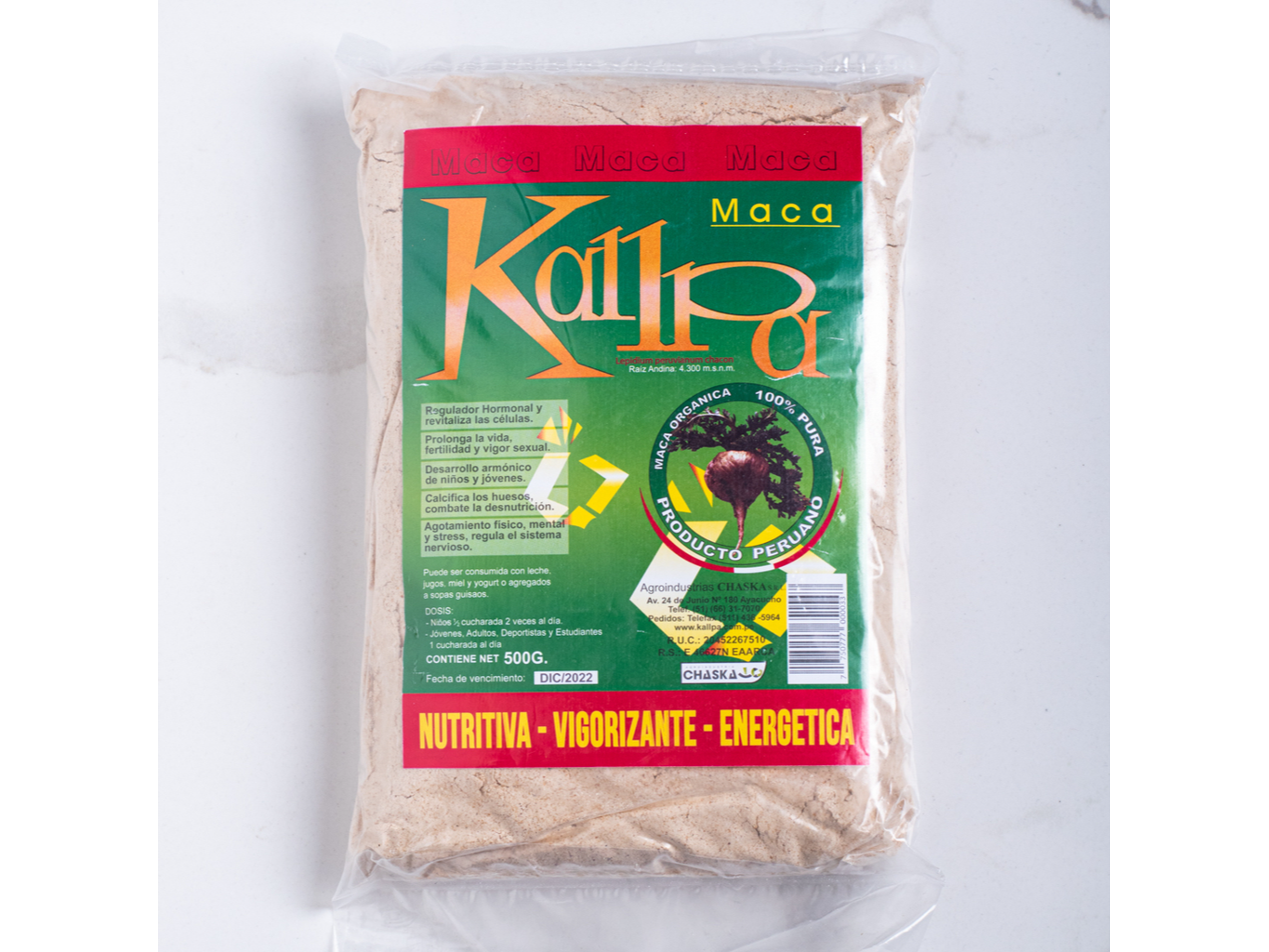 Maca Kallpa 500 g