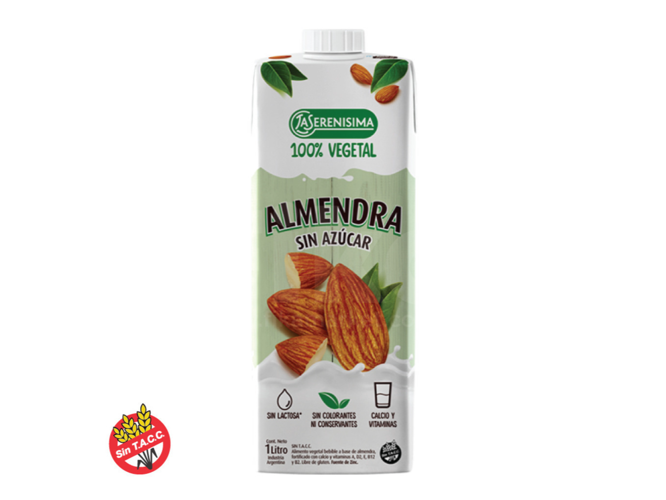 Leche de Almendra sin azucar La Serenisima