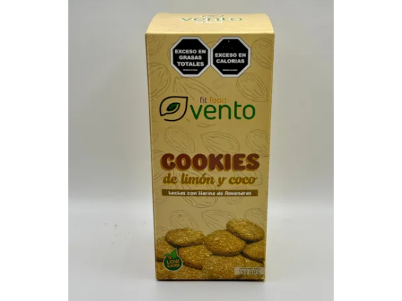 Cookies de limon y coco keto Vento Fit