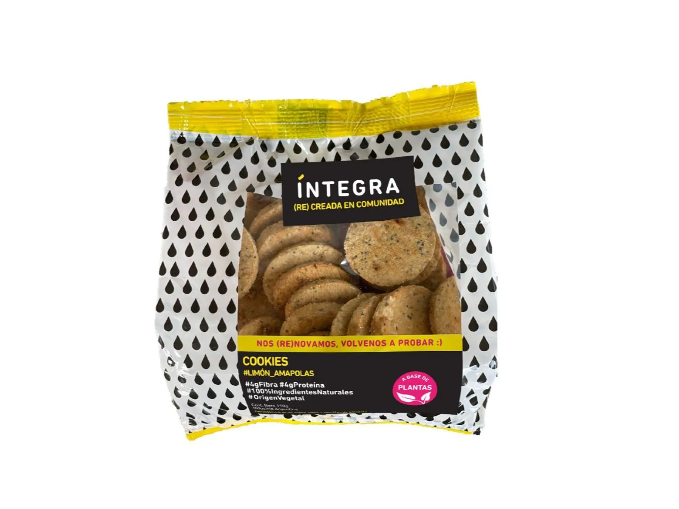 Galletas Integra Limon y Amapolas