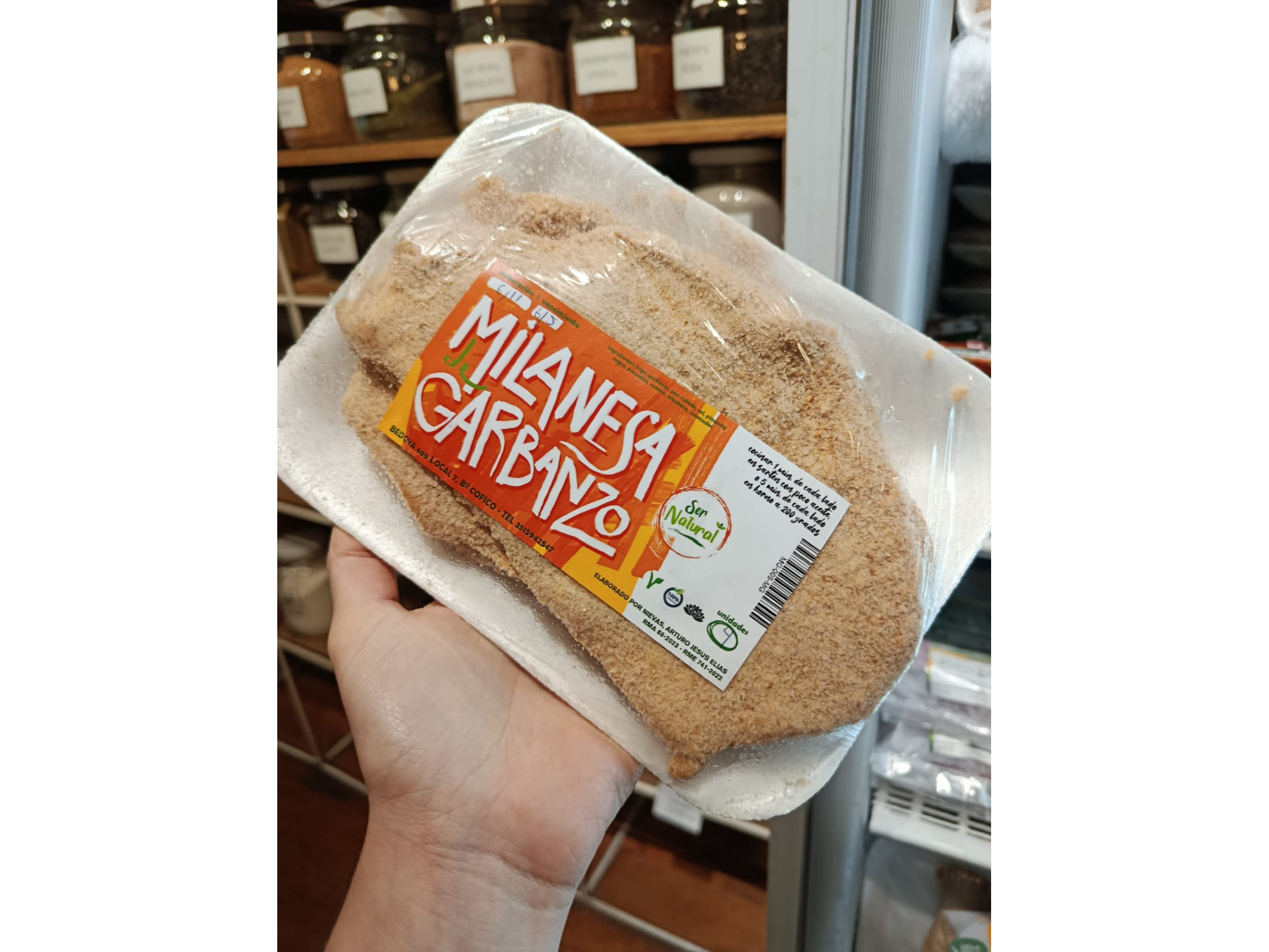 Milanesas de legumbres