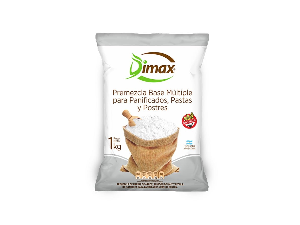 Premezcla panificados, pastas, postres Dimax