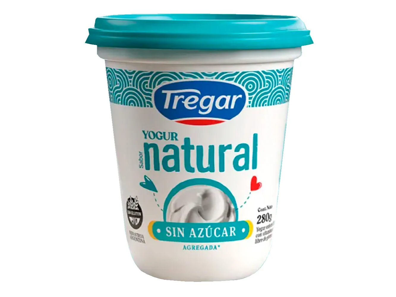 Yogur natural sin azucar TREGAR