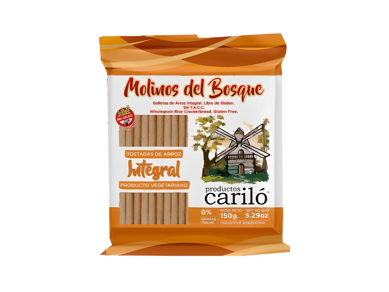 Galletas de arroz integrales Molinos del Bosque