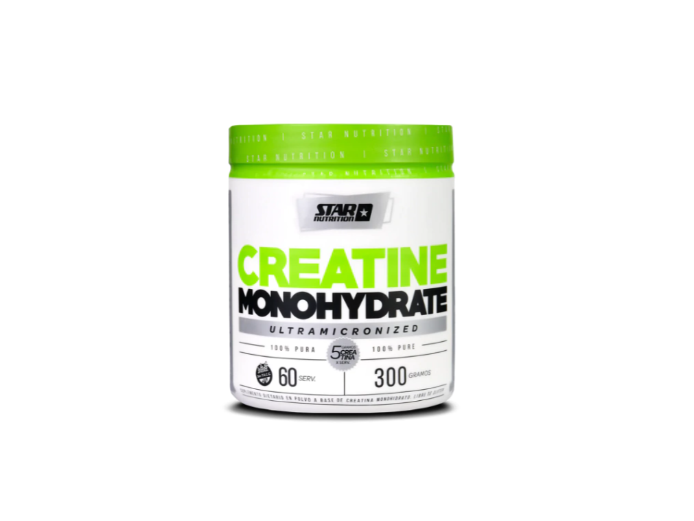 CREATINA MONOHIDRATO STAR NUTRITION - 300 GR